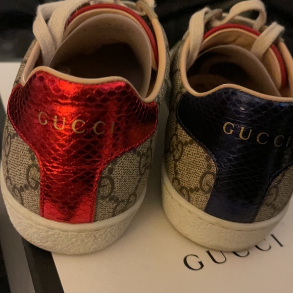 GUCCI SUPREME Aces Low 💯 Authentic - Picture 8 of 13